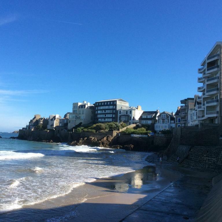 سان مالو Appartement Les Pieds Dans L'Eau - Residence Sur La Plage المظهر الخارجي الصورة
