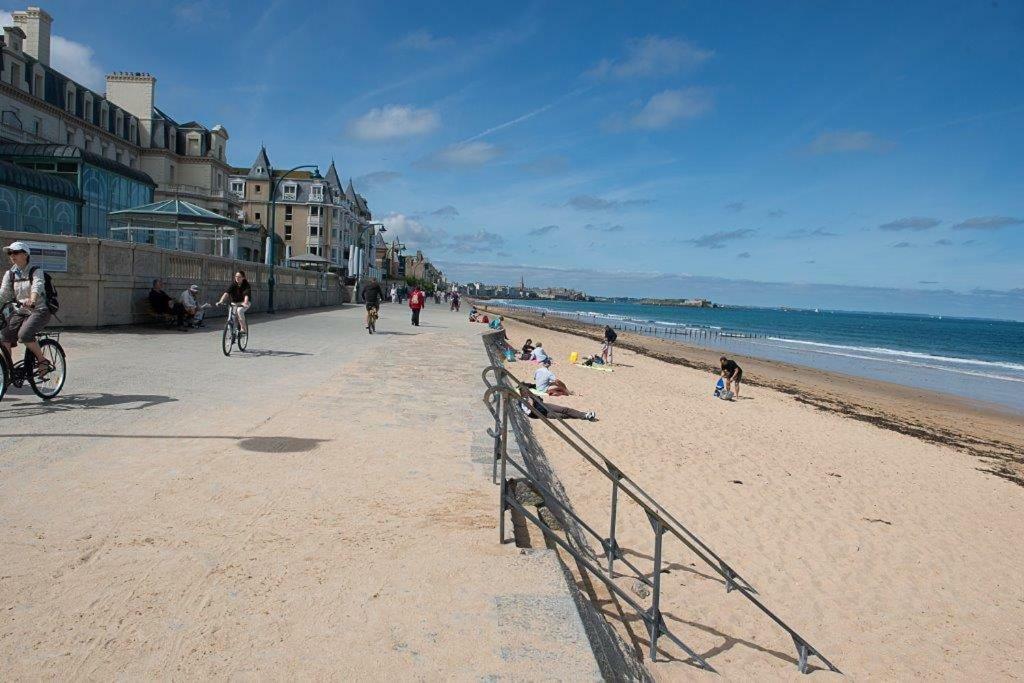 سان مالو Appartement Les Pieds Dans L'Eau - Residence Sur La Plage المظهر الخارجي الصورة