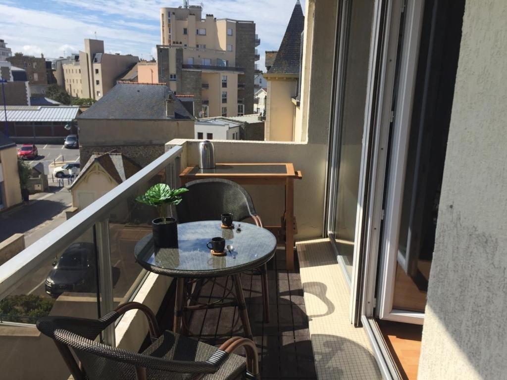 سان مالو Appartement Les Pieds Dans L'Eau - Residence Sur La Plage المظهر الخارجي الصورة