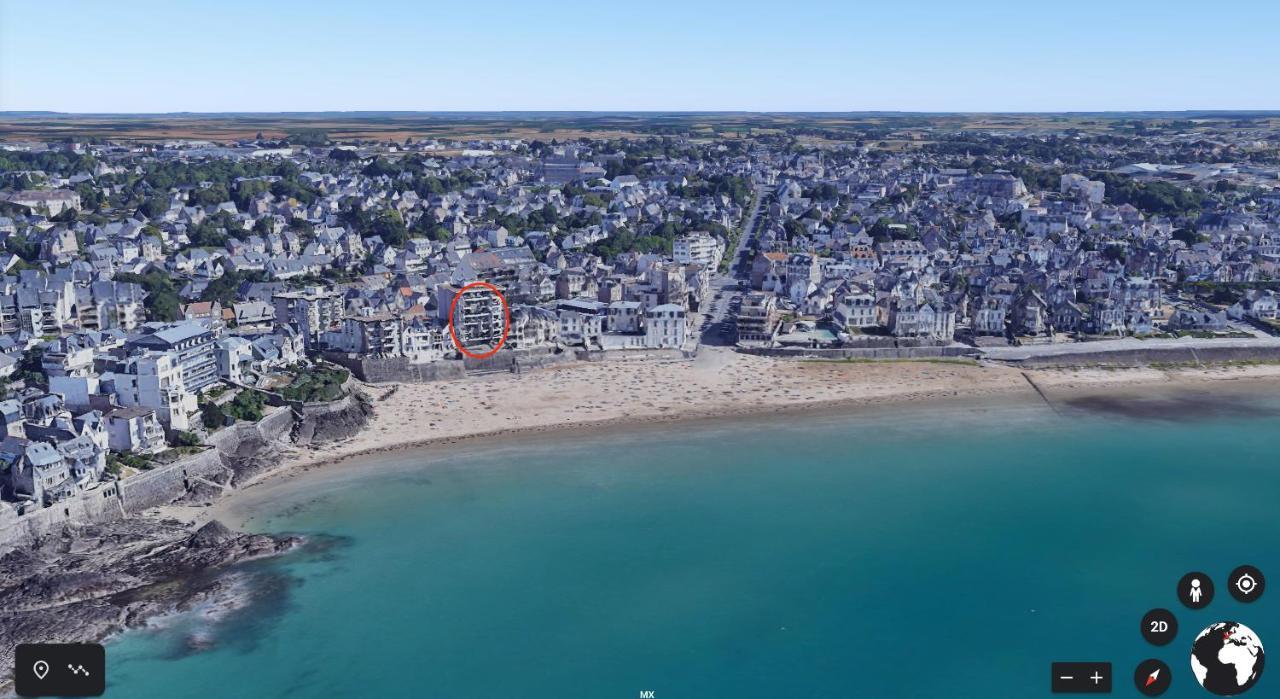 سان مالو Appartement Les Pieds Dans L'Eau - Residence Sur La Plage المظهر الخارجي الصورة