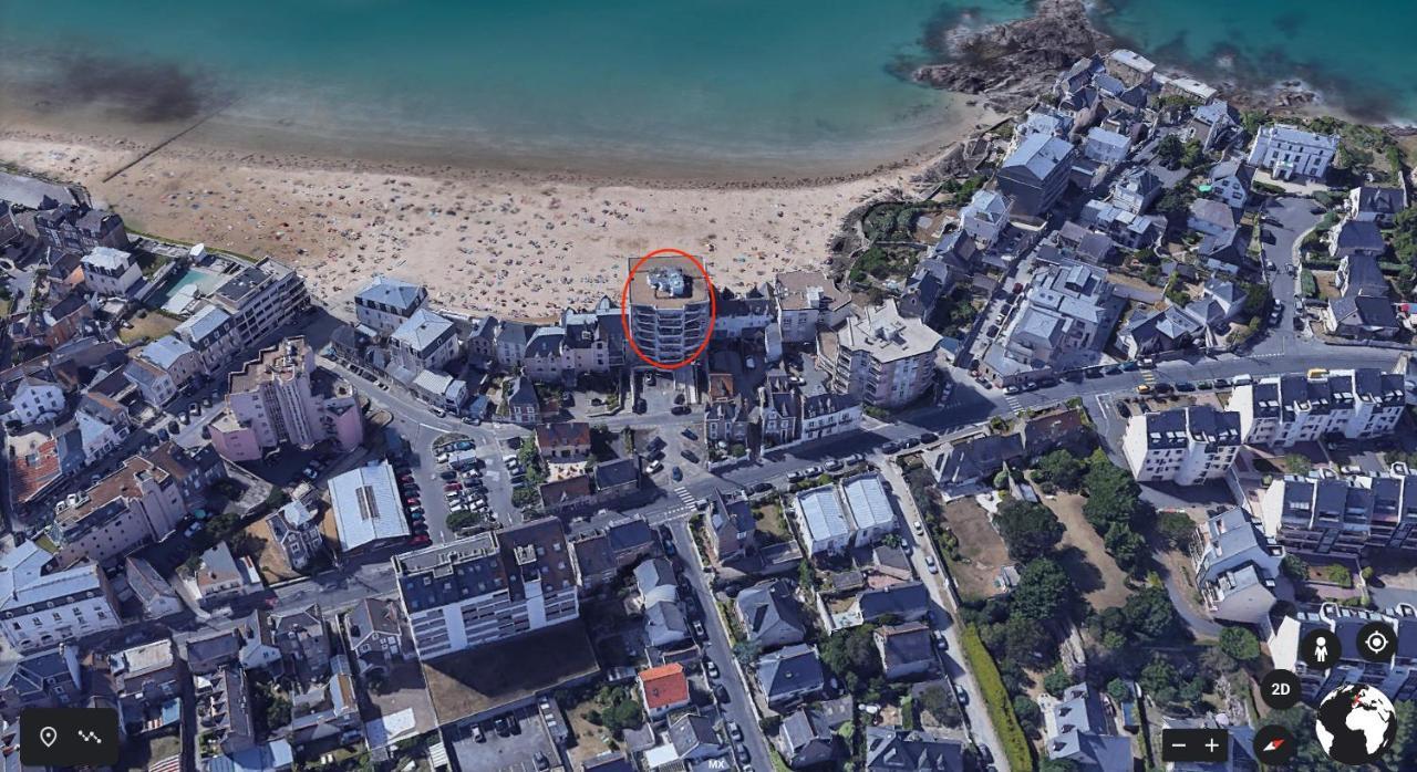 سان مالو Appartement Les Pieds Dans L'Eau - Residence Sur La Plage المظهر الخارجي الصورة