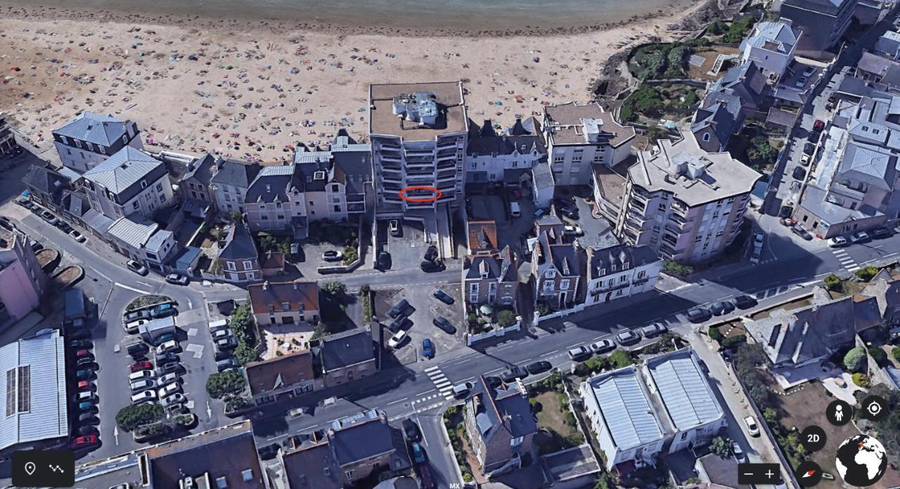سان مالو Appartement Les Pieds Dans L'Eau - Residence Sur La Plage المظهر الخارجي الصورة