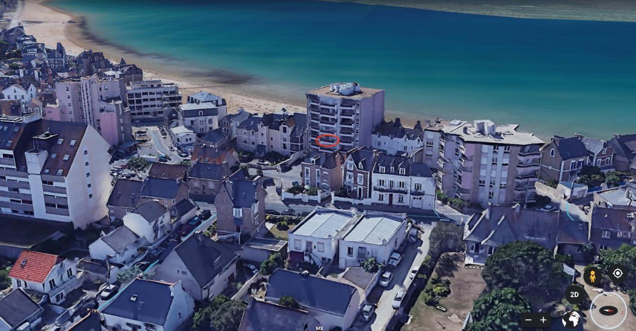 سان مالو Appartement Les Pieds Dans L'Eau - Residence Sur La Plage المظهر الخارجي الصورة